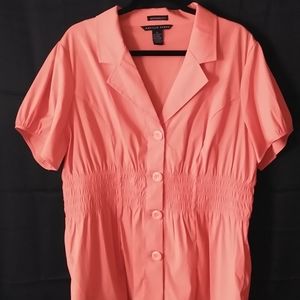 2/$25 NWOT, size 3X, Antilia Femme, coral